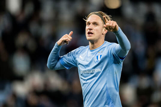 Malmö FFs Erik Botheim jublar