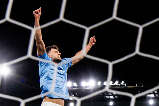 Malmö FFs Colin Rösler jublar