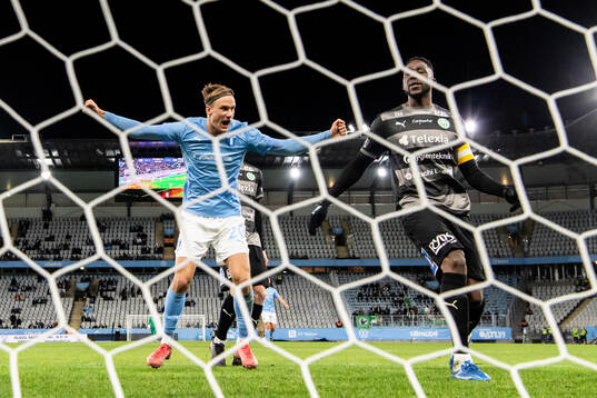 Malmö FFs Erik Botheim jublar