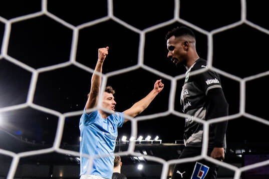 Malmö FFs Colin Rösler jublar