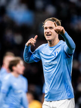 Malmö FFs Erik Botheim jublar