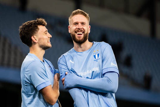 Malmö FFs Colin Rösler och Pontus Jansson