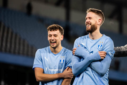 Malmö FFs Colin Rösler och Pontus Jansson