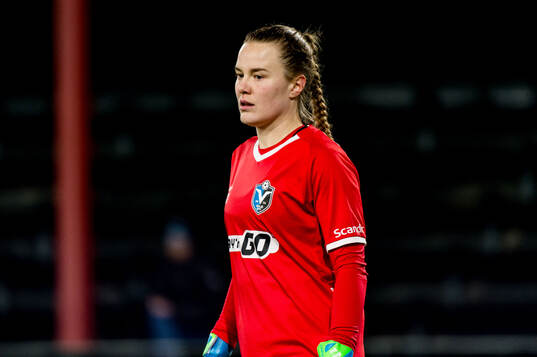 Växjö DFFs målvakt Maja Bay Østergaard