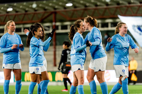 Malmö FFs spelare jublar