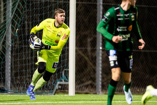 Varbergs målvakt Fredrik Andersson