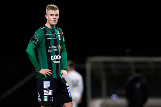 Varbergs Edvin Tellgren deppar