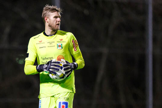 Varbergs målvakt Fredrik Andersson