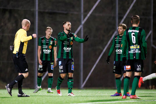 Varbergs Erion Sadiku reagerar