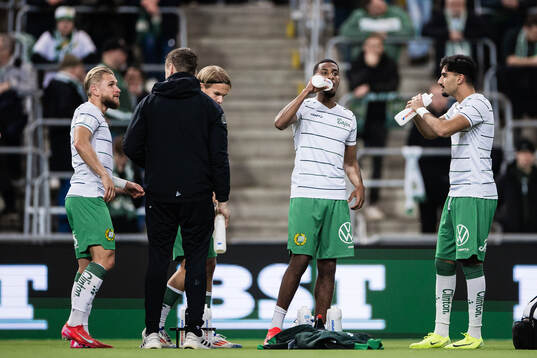 Hammarbys Simon Strand, Paulos Abraham och Montader Madjed