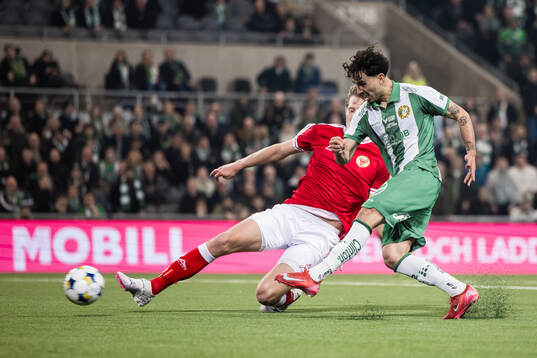 Hammarbys Sebastian Tounekti gör 2-1