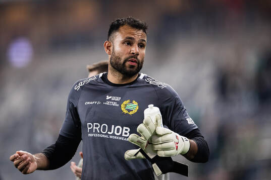 Hammarbys målvakt Warner Hahn