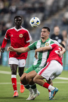 Hammarbys Jusef Erabi och Kalmars Arash Motaraghebjafarpour
