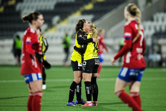 Häckens Matilda Nildén jublar