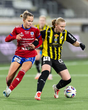 Vittsjös Ilona Walta och Häckens Johanna Fossdalsá