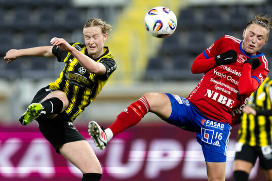 Häckens Emma Östlund och Vittsjös Olivia Wänglund