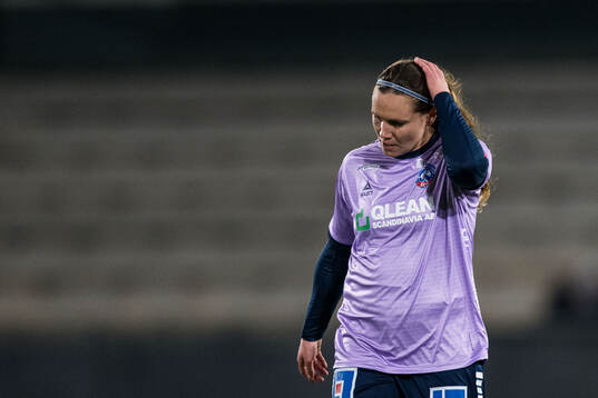 Linköpings Emma Lennartsson deppar