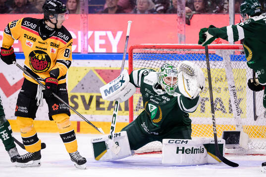 Färjestads målvakt Maxime Lagacé