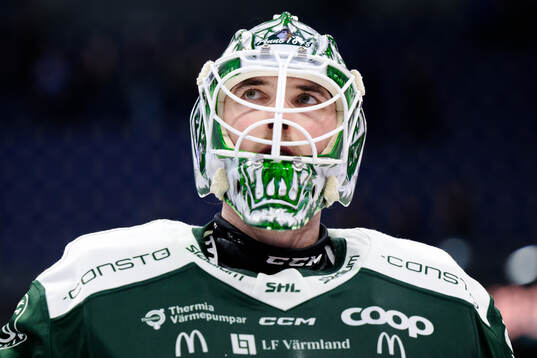 Färjestads målvakt Maxime Lagacé deppar