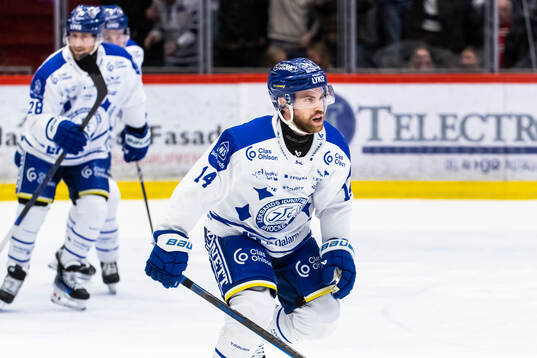 Leksands Oskar Lang jublar