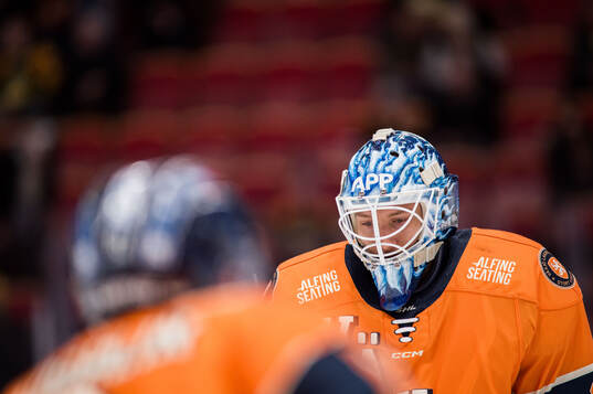 Växjös målvakt Emil Larmi