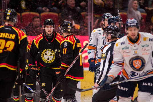 Brynäs Christian Djoos jublar