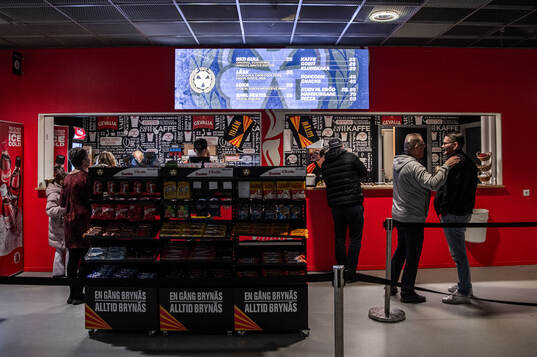 Kiosk i Monitor ERP Arena