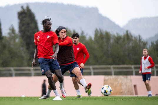Ebrima Bajo och Ervin Gigovic