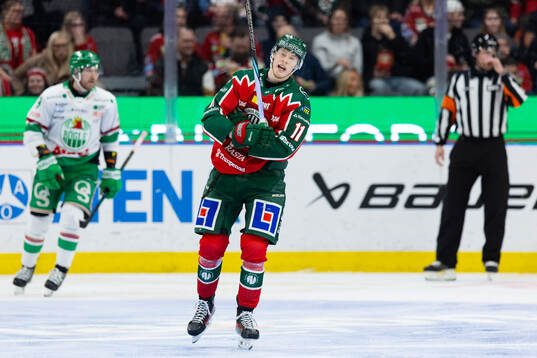 Frölundas Oskar Wahlberg deppar
