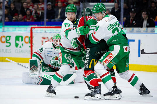 Rögles Jesper Pettersson och Mattias Göransson mot