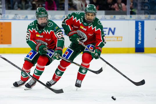 Frölundas Ivar Stenberg och Max Westergård