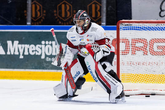 Malmö Redhawks målvakt Marek Langhamer