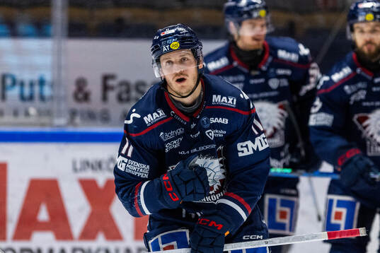 Linköpings Henrik Törnqvist jublar