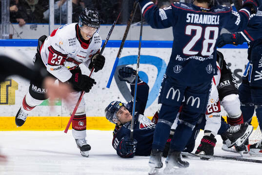 Linköpings Lance Bouma jublar