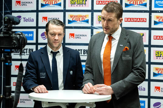 Linköpings assisterande tränare Pär Arlbrandt och Malmö