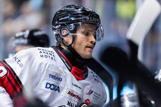 Malmö Redhawks Christoffer Forsberg deppar