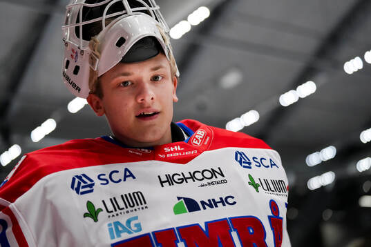 Timrås målvakt Max Larsson