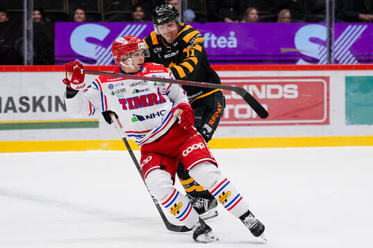 Timrås Kristian Näkyvä och Skellefteås Max Lindholm