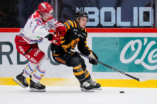Timrås Oliver Johansson och Skellefteås Viggo Nordlund