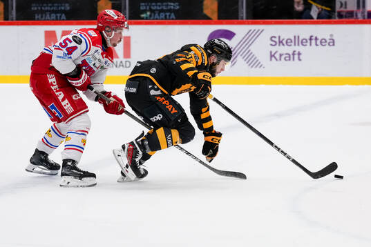 Timrås Jonathan Dahlén och Skellefteås Martins Dzierkals
