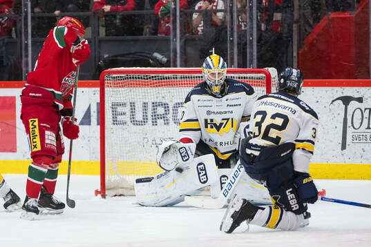 HV71s målvakt Frederik Dichow