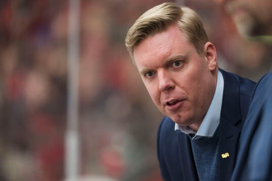HV71s tränare Anton Blomqvist