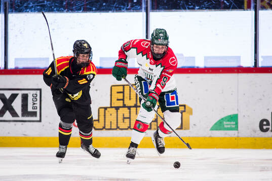 Brynäs Jenniina Nylund och Frölundas Alva Johnsson