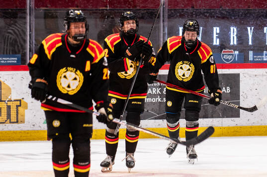 Brynäs Annie Silén och Anna Brenkle deppar