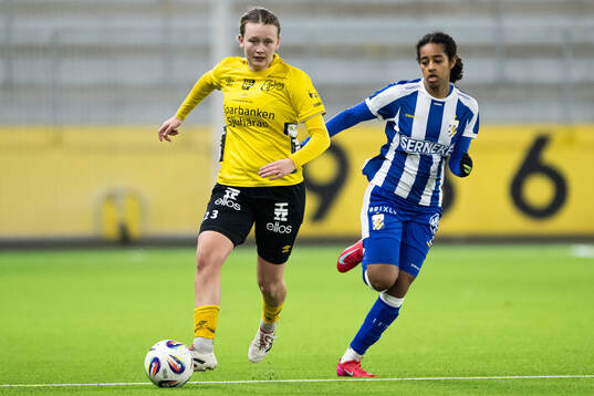 Elfsborgs Ellen Nilsson och IFK Göteborgs Josan Semere
