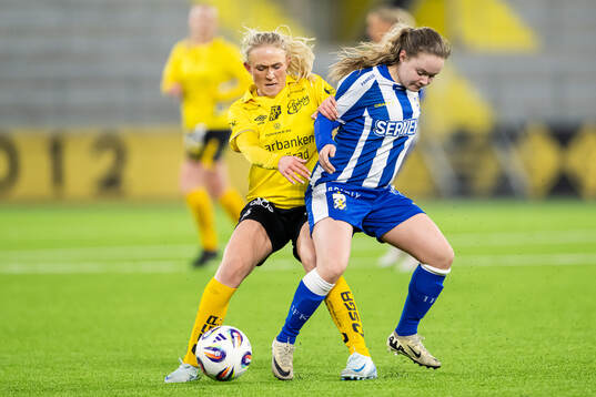 Elfsborgs Emilia Bengtsson och IFK Göteborgs Thilda