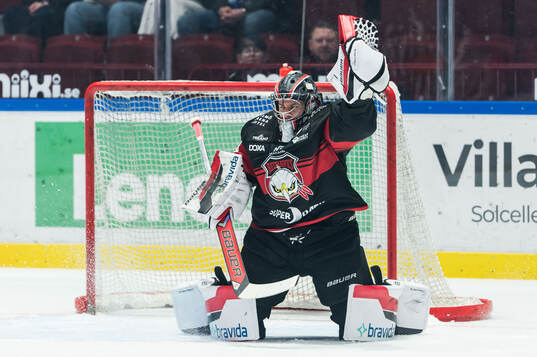 Malmö Redhawks målvakt Marek Langhamer