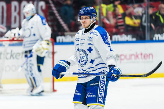 Leksands Joonas Lyytinen och Marcus Gidlöf deppar