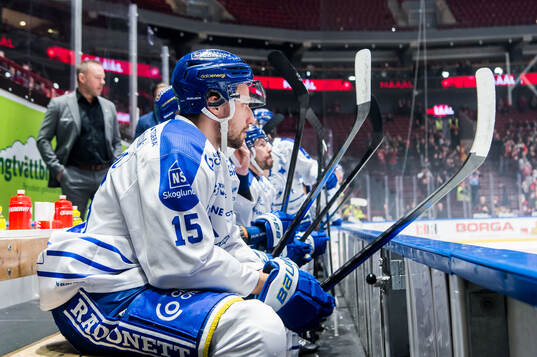Leksands Max Veronneau deppar