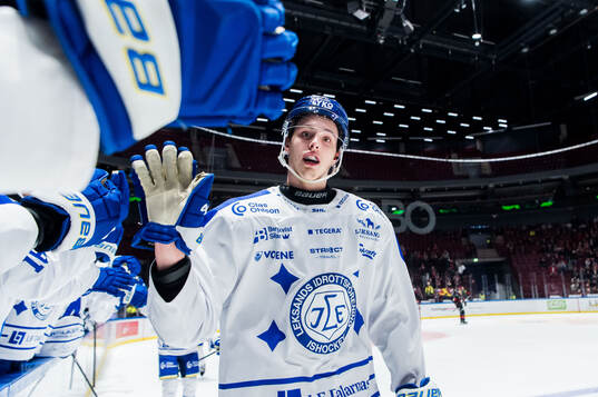 Leksands Anton Johansson jublar